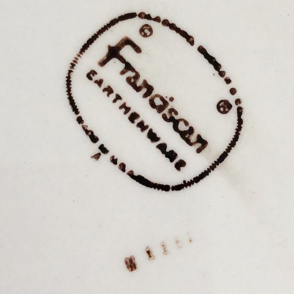 Franciscan Ware Apple Serving Platter 14in USA Vintage Ceramic Mid Century - Picture 7 of 7